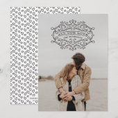 Cadre de fidélité du coeur Carte Saint-Valentin - (Devant / Derrière)