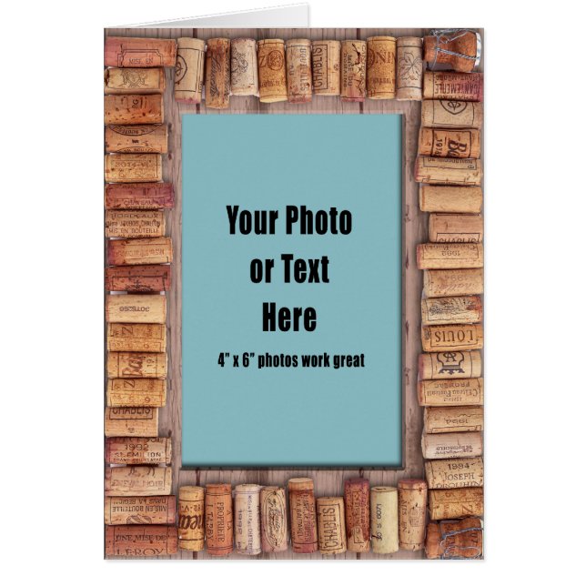 Cadre de liège de vin (Devant)