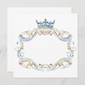 Cadre de médaillon avec invitation de la Couronne (Devant / Derrière)