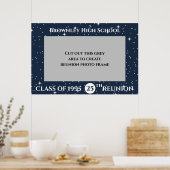 Cadre de photo affiche de réunion d'école (Cuisine)