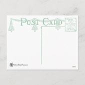 Cadre de photo de carte de Noël de Jugendstil - PC (Dos)