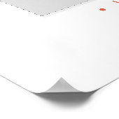 Cadre de photomaton de remise de diplômes Affiche  (Coin)