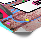 Cadre de photomaton rétro années 80 Poster Prop (Coin)