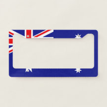 Cadre de plaque d'immatriculation au style du drap
