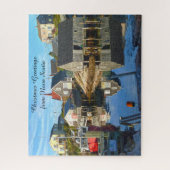 Cadre de port Nouvelle-Écosse. Puzzle (Vertical)