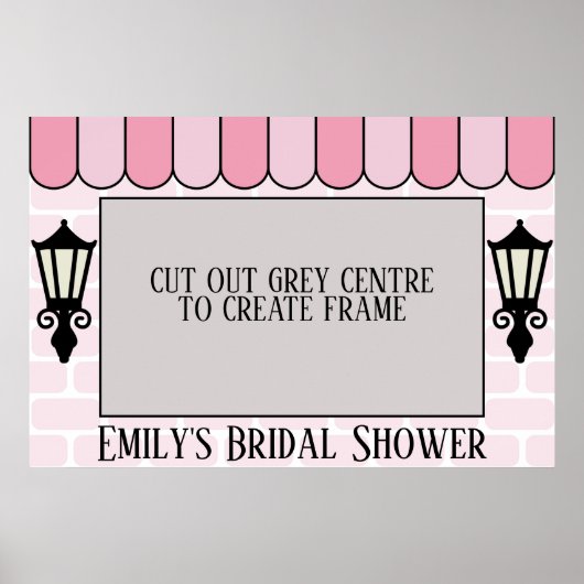 Cadre de poster pour enterrement de vie de jeune f (Devant)