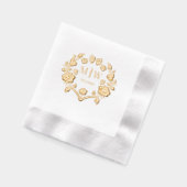 Cadre de roses pour les initiales 2 du marié et de (Gauche)
