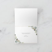 cadre de verdure eucalyptus baptism carte de remer (Intérieur)