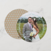 Cadre décoratif Carte de vacances - Ciel (Devant / Derrière)