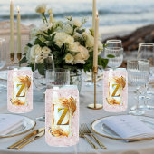 Cadre décoratif Monogramme doré Z
