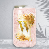 Cadre décoré d'un monogramme doré W