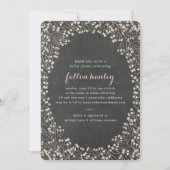 Cadre délicat | Invitation de douche nuptiale (Devant)