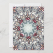 Cadre d'hiver Noël Invitation (Dos)