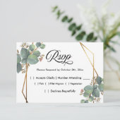 Cadre diagonale Eucalyptus RSVP (Debout devant)