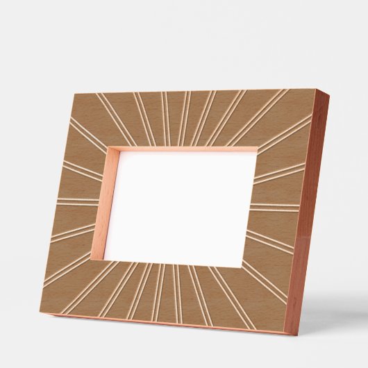 Cadre d'image à laser à rayons Abstraits moderne (Gauche)