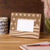 Cadre d'image ajusté de conception patriotique (Gauche)