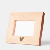 Cadre d'image du coeur gravé au laser (Gauche)