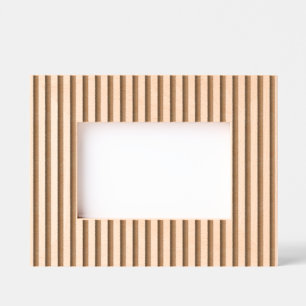 Cadre D'Image Écrite Simple Laser À Rayures Classi