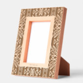 Cadre d'image en bois gravé rustique et élégant (Gauche)