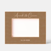 Cadre d'image gravé laser monogramme simple Mariag (Recto)