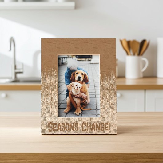 Cadre d'image personnalisé pour les saisons Abstra