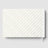 Cadre d'inspiration bijouterie, initiales feuille  (Verso)