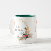 Cadre d'or Mère de la mariée Mug (Devant gauche)