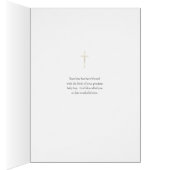 Cadre doré complexe Félicitations Catholiques Bébé (Intérieur (Droit))