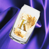 Cadre doré monogramme décoratif K