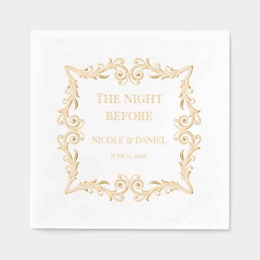 Cadre d'organisation | La nuit avant le Mariage (Recto)