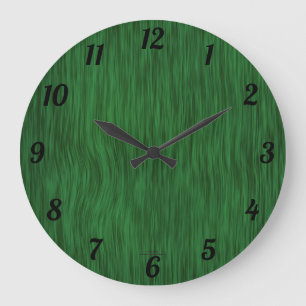 Cadre élégant de bois vert pour une horloge