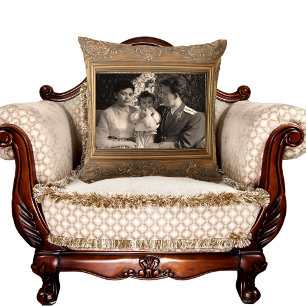 Cadre en bois élégant Ajouter Coussin photo