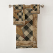 Cadre en bois et étoile (En situation)