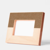 Cadre en bois horizontal personnalisé - noix et ér (Gauche)