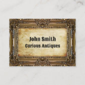 Cadre en bronze - carte de visite (Dos)