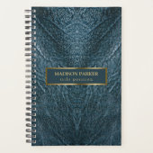 Cadre en cuir en or (Devant)