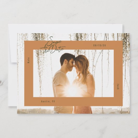 Cadre en gras Enregistrer la carte Date (Devant)