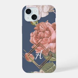 Cadre en or à motif floral de roses jolies personn