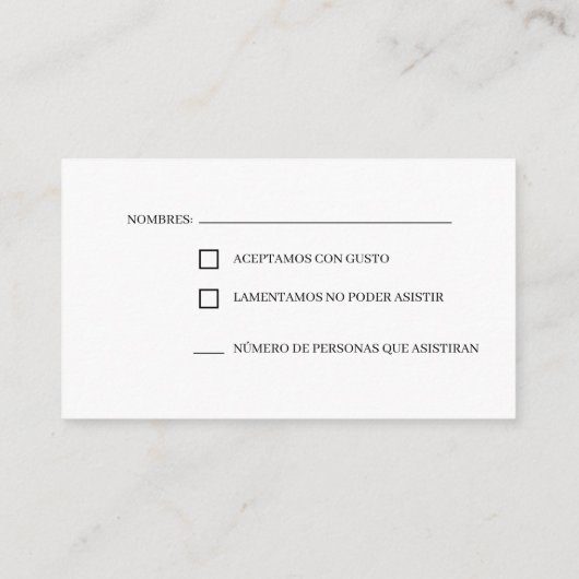 Cadre en or avec carte RSVP quinceañera rose (Dos)