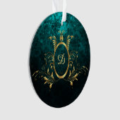 Cadre en or damassé de luxe personnalisé (devant)