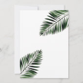 Cadre en or Faux avec Faire-part de mariage photo  (Dos)