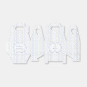 Cadre en ruban bleu Ballotins floral (Déplié)