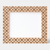 Cadre en treillis motif en bois gravé (Recto)