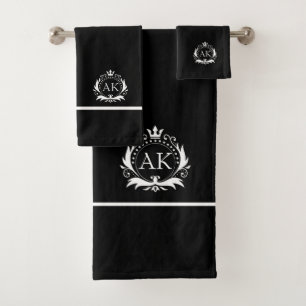 Cadre et Couronne de luxe blanc et élégant