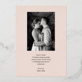 Cadre Faire-Part de Mariage (Verso)