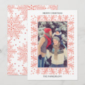 Cadre festif décoratif Carte photo de vacances (Devant / Derrière)