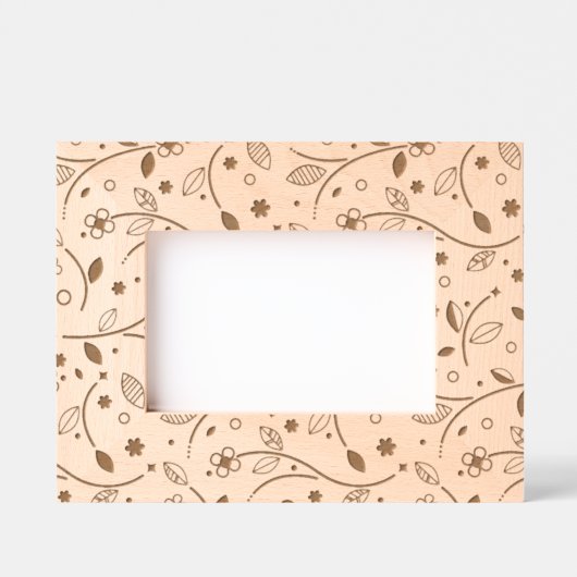 Cadre feutré Floral Design Etched Frames (Recto)