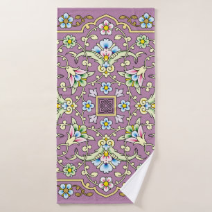Cadre floral arabe. Conception islamique tradition