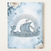 Cadre floral avec Rose et design celtique. (Dos)