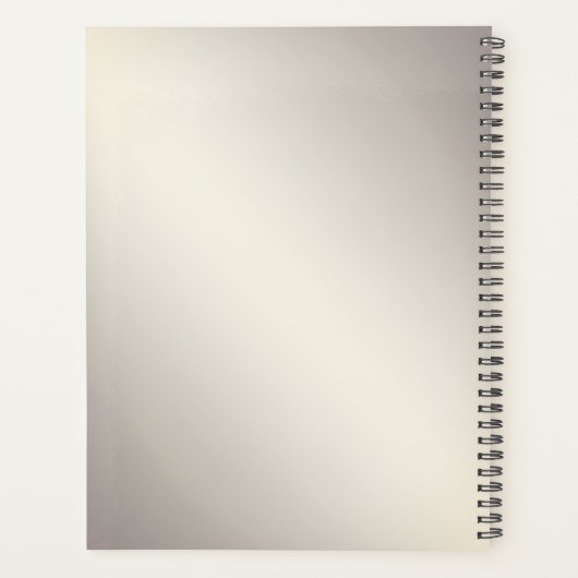 Cadre Floral Or avec planificateur de pierres roug (Dos)